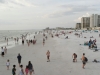 Der Strand von Clearwater Beach am Feiertags-Wochenende (daher recht voll)
