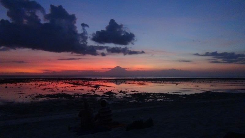Gili Islands Sunset Gili Trawangan Sonnenuntergang