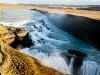 Der Gollfuss Wasserfall in Island ist einer der gewaltigsten Europas