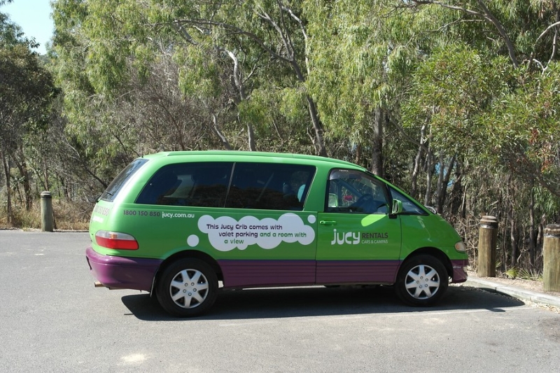 Jucy Crib Camper Van von Jucy Rentals Australia
