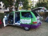 Jucy Crib Campervan Seitenansicht Australien