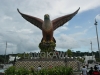Das Wappentier von Langkawi am beliebten Eagle Square
