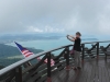 Aussichtsplattform auf dem höchsten Berg Langkawis (Sky Cab Cable Car)