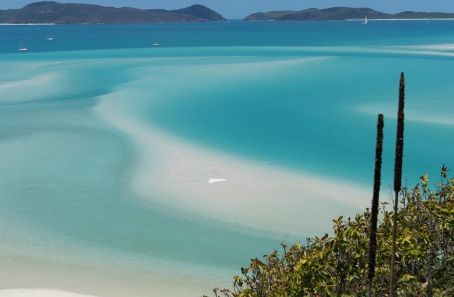 Whitehaven Beach - Lookout zum Hill Inlet - Whitsunday Islands