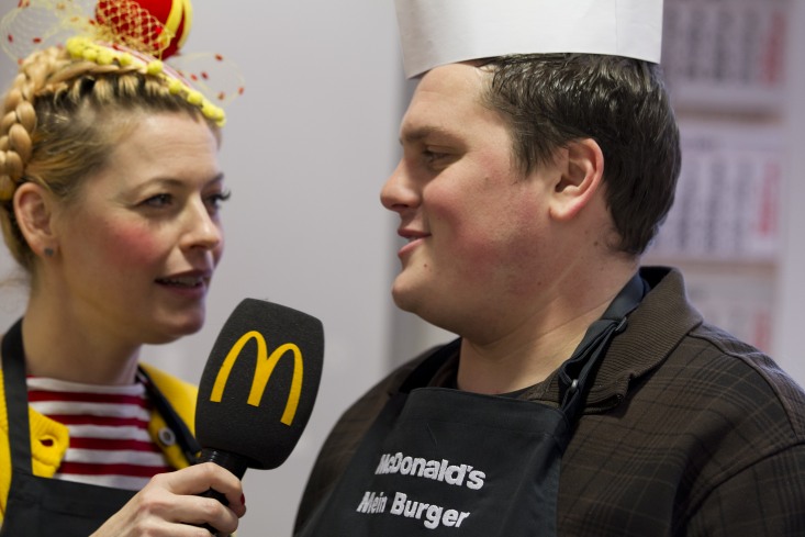 Bastian und der Lauginator, MC Donald's Mein Burger 2012