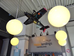 Flugsimulator Frankfurt: Lounge von Happy Landings in Kalbach