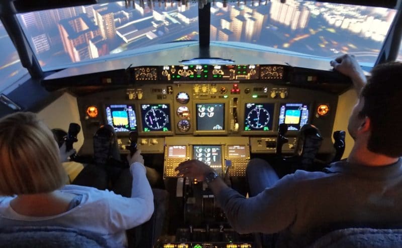 Flugsimulator Frankfurt - Unser Tag bei Happy Landings