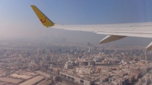 Hoch hinaus: Dubai City aus der Luft