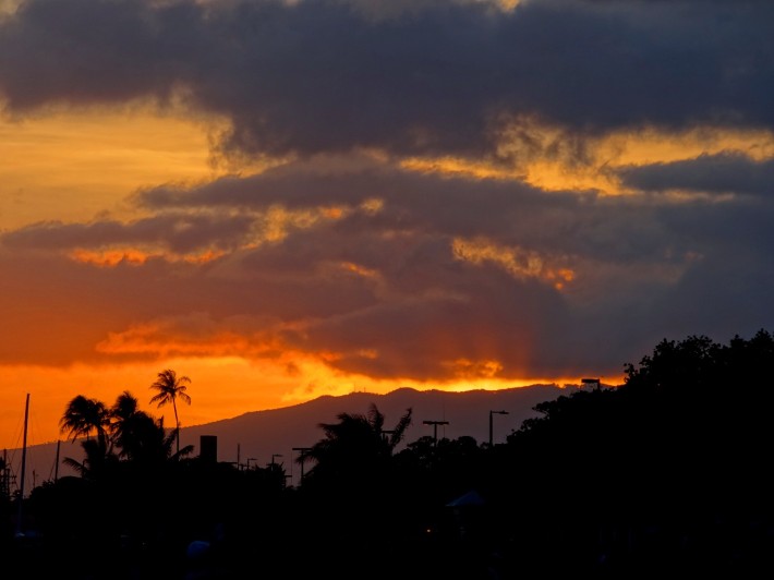Hawaii Sonnenuntergang Oahu