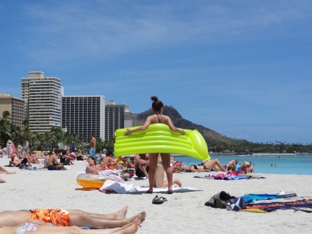 Waikiki Beach - Stadtstrand bei Honolulu