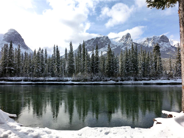 Bow River in Canmore