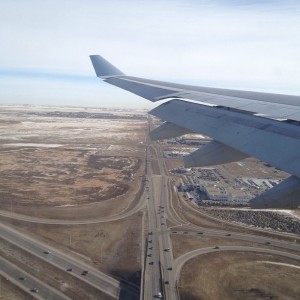 Landeanflug auf Calgary