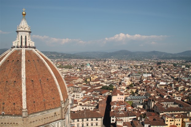 Ausblick mit Dom in Florenz
