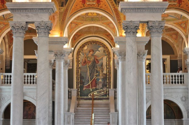 Innenansicht Library of Congress in Washington