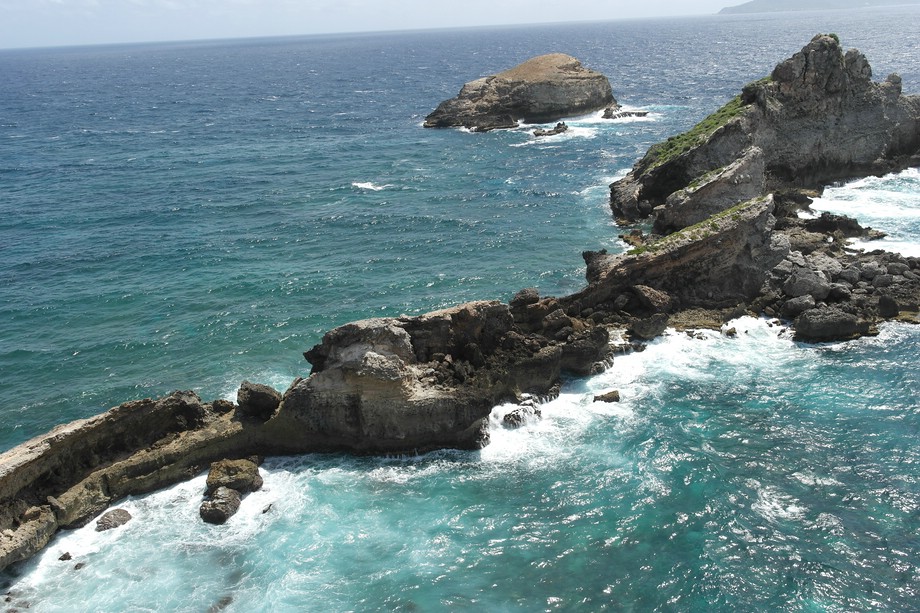 Pointe des Chateaux Guadeloupe: Wo Karibik und Atlantik verschmelzen
