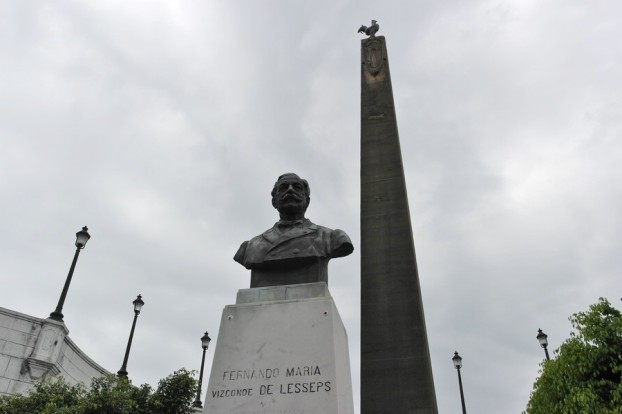 Statue am Plaza Francia (Casco Viejo) in Panama