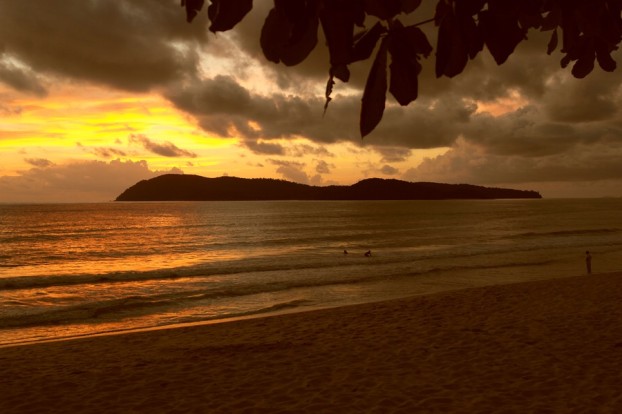 Insel Langkawi: Sonnenuntergang am Cenang Beach
