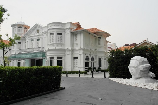 Eingangsbereich des Macalister Mansion Designhotels in Georgetown (Penang)