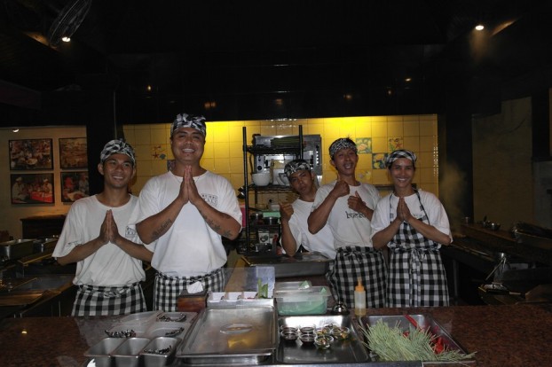 Die herzliche Küchen-Crew im Bumbu Bali Benoa