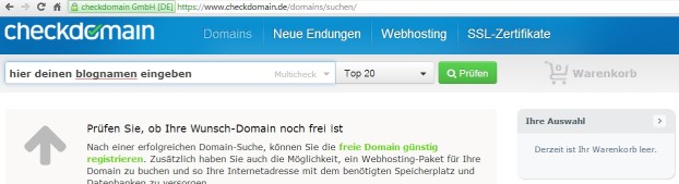 Domainsuche bei Checkdomain: Wurde dein Blog kopiert?