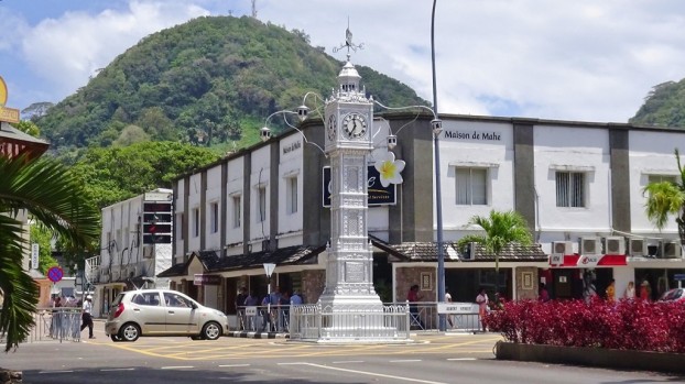 Der Victoria Clocktower erinnert an die britische Kolonialzeit der Seychellen