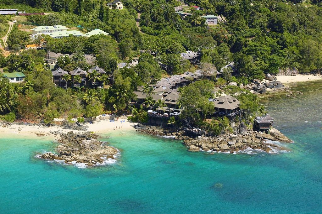 Luftansicht: Hilton Seychelles Northolme Resort Seychellen