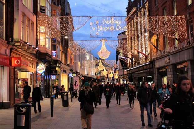 Grafton Street Dublin Weihnachten