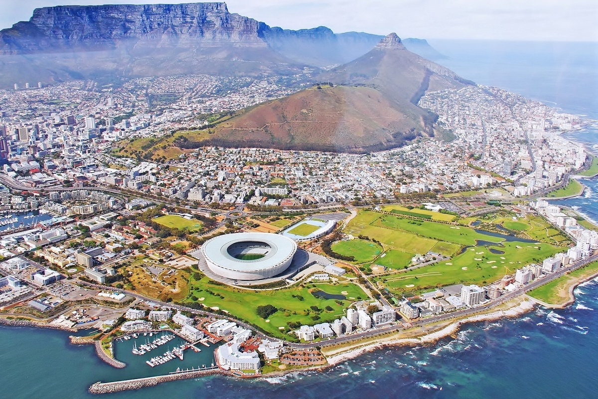 Kapstadt Luftaufnahme Aerial Tafelberg