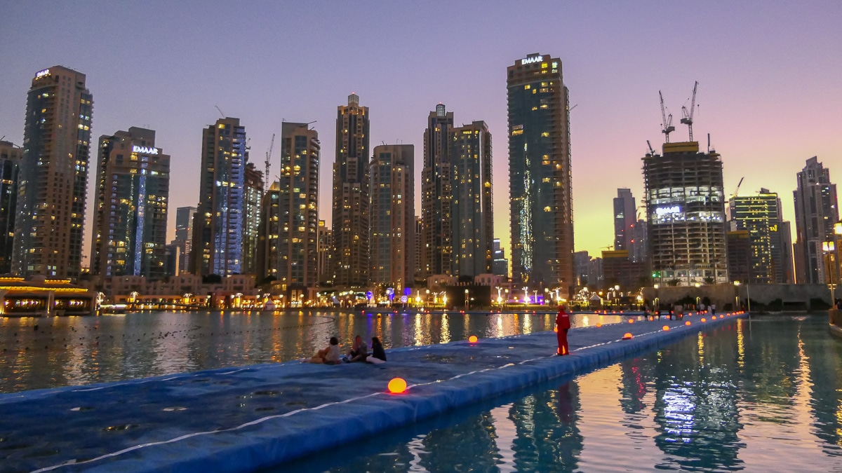 Dubai Fountains Boardwalk