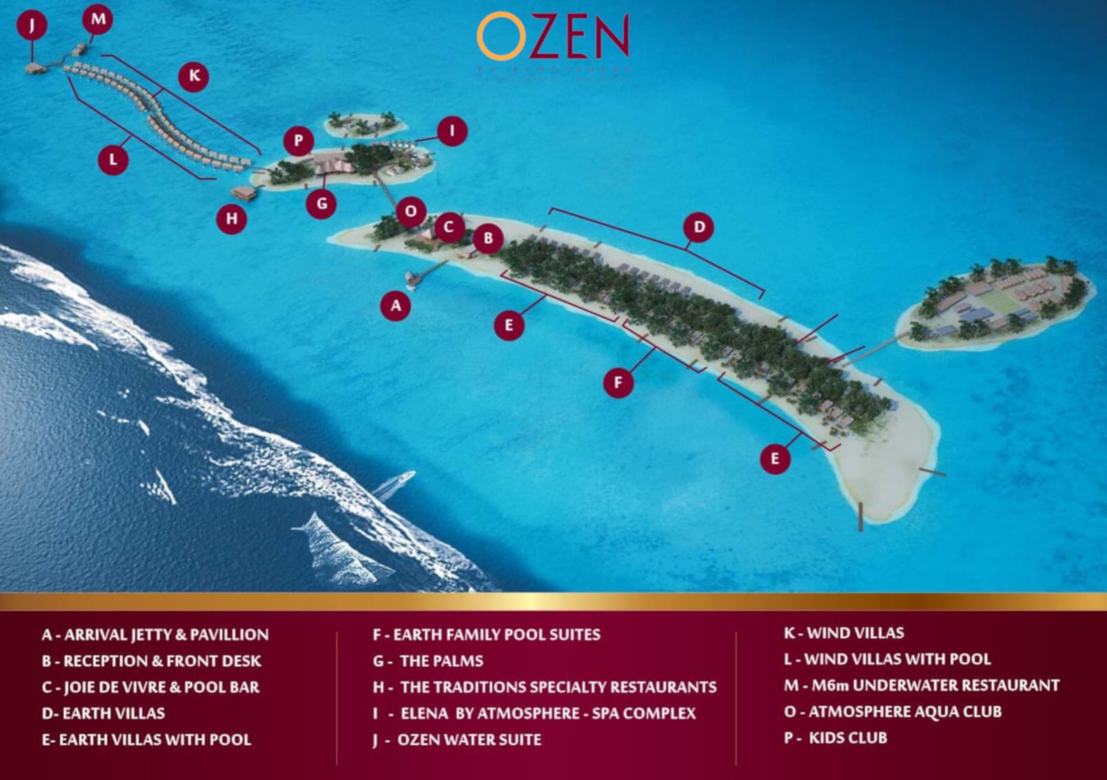 Karte OZEN by Atmosphere Maadhoo Malediven